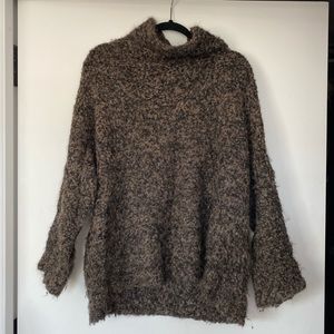 free people fuzzy oversized sweater